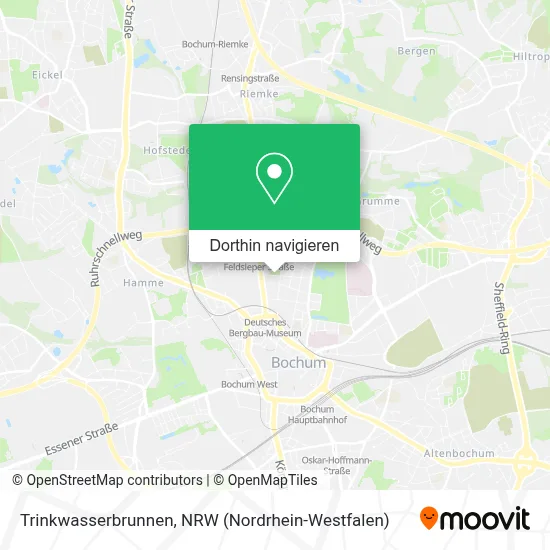 Trinkwasserbrunnen Karte