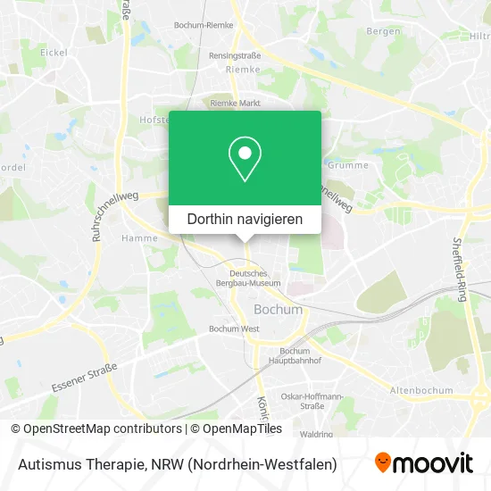 Autismus Therapie Karte