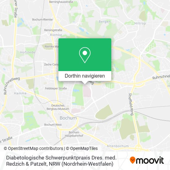 Diabetologische Schwerpunktpraxis Dres. med. Redzich & Patzelt Karte