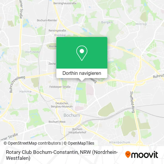 Rotary Club Bochum-Constantin Karte