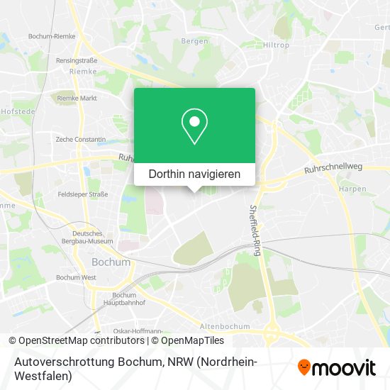 Autoverschrottung Bochum Karte