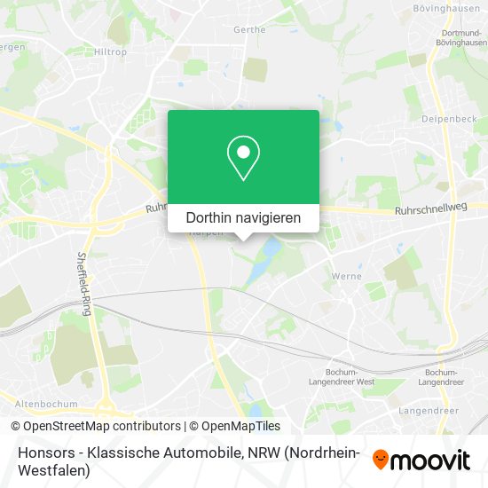 Honsors - Klassische Automobile Karte