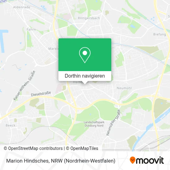 Marion Hindsches Karte