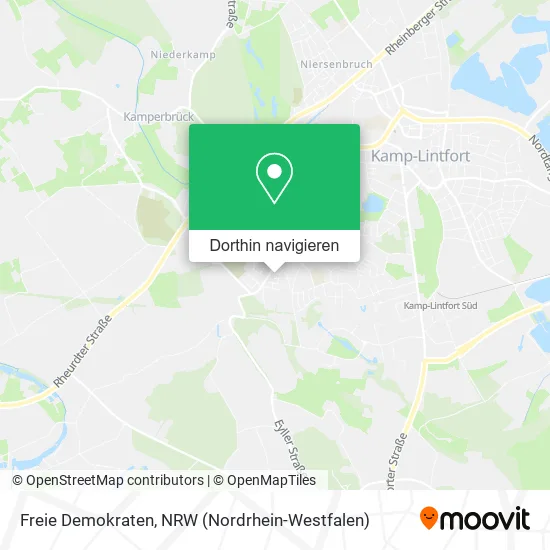 Freie Demokraten Karte