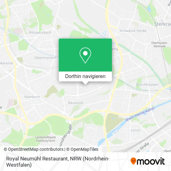 Royal Neumühl Restaurant Karte