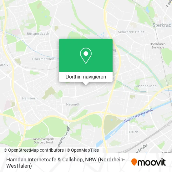 Hamdan Internetcafe & Callshop Karte