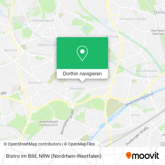 Bistro im Bild Karte