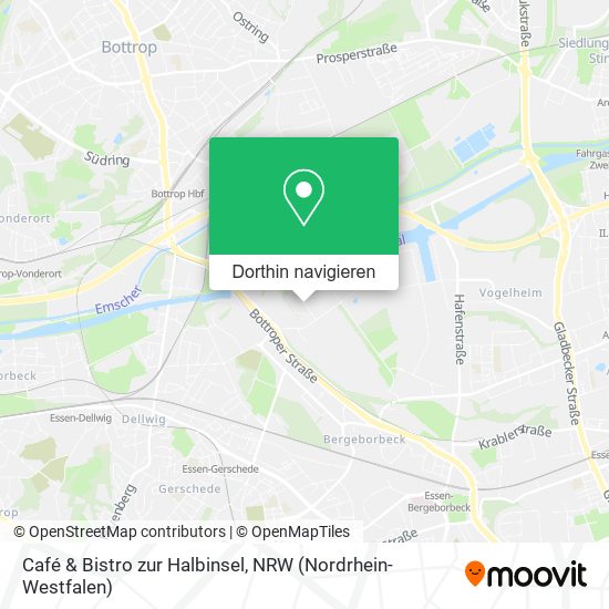 Café & Bistro zur Halbinsel Karte