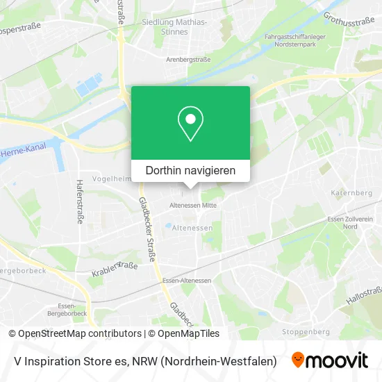 V Inspiration Store es Karte