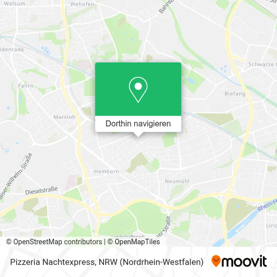 Pizzeria Nachtexpress Karte