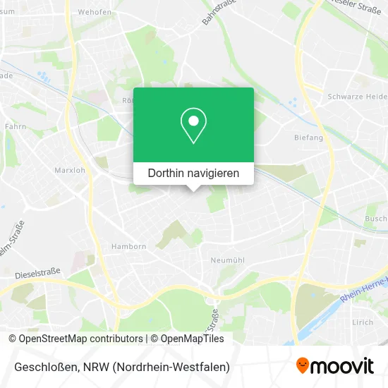 Geschloßen Karte