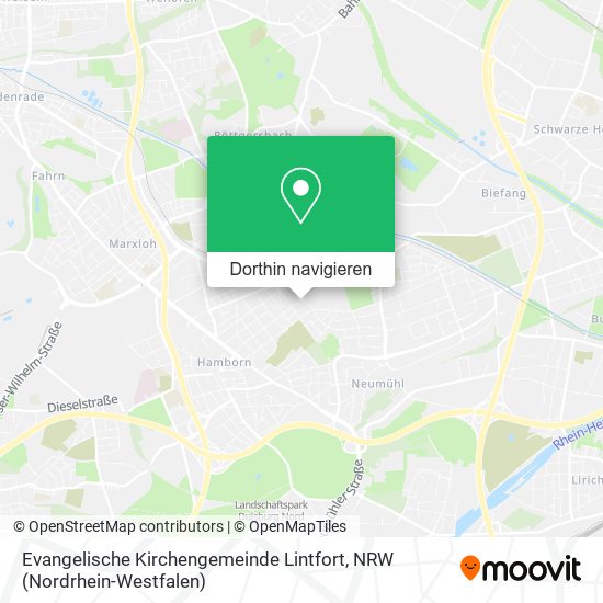 Evangelische Kirchengemeinde Lintfort Karte