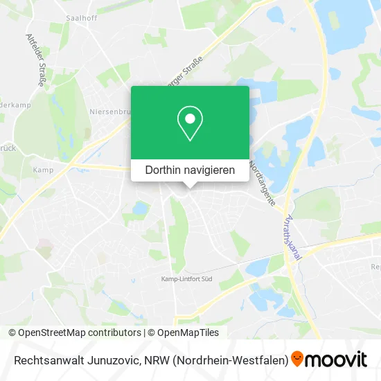 Rechtsanwalt Junuzovic Karte