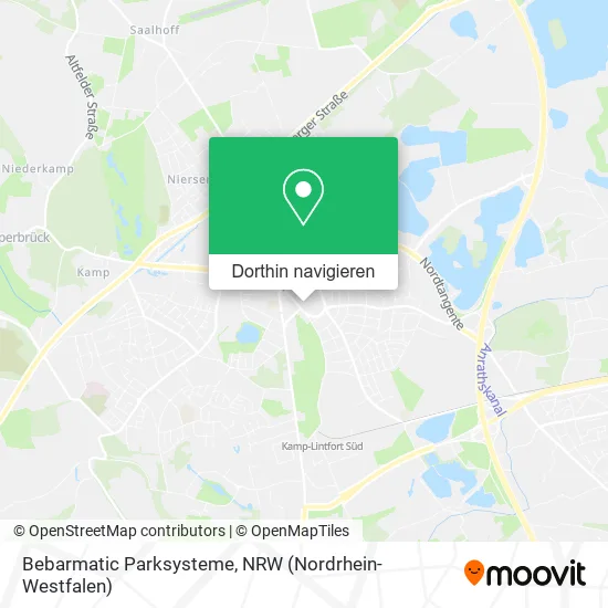 Bebarmatic Parksysteme Karte