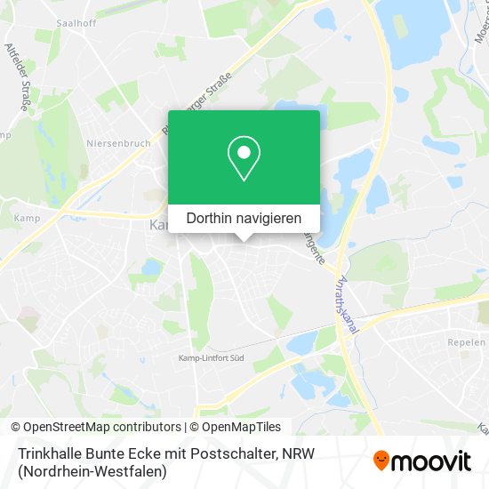 Trinkhalle Bunte Ecke mit Postschalter Karte