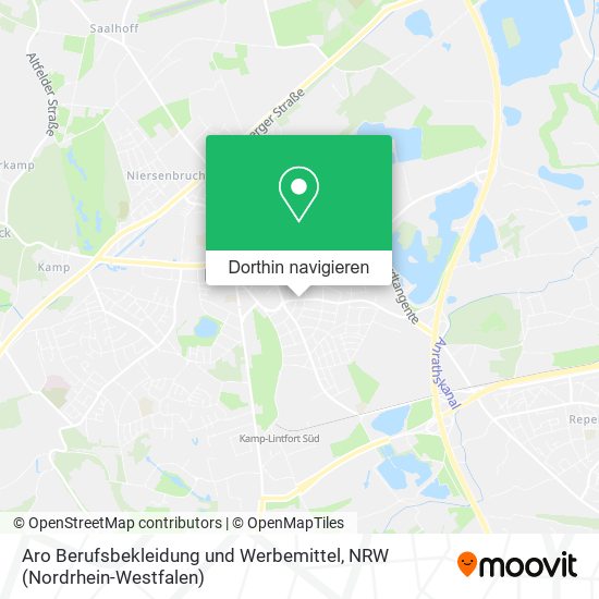 Aro Berufsbekleidung und Werbemittel Karte
