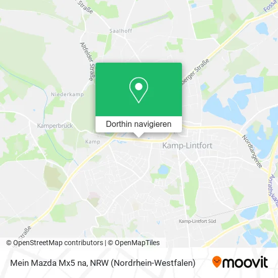 Mein Mazda Mx5 na Karte