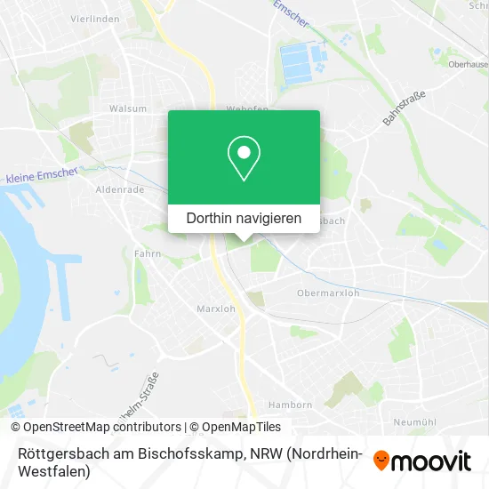 Röttgersbach am Bischofsskamp Karte