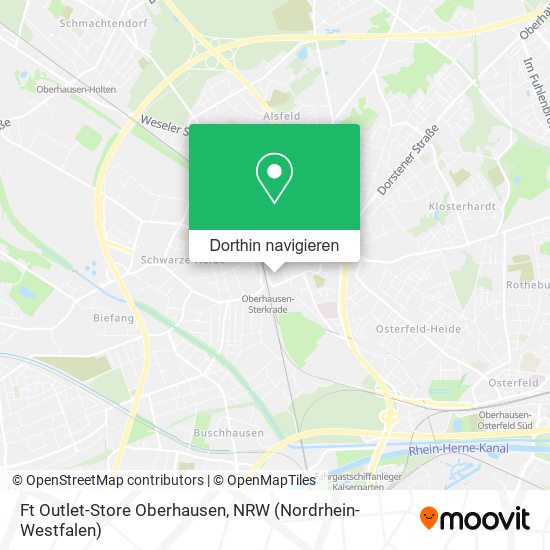 Ft Outlet-Store Oberhausen Karte