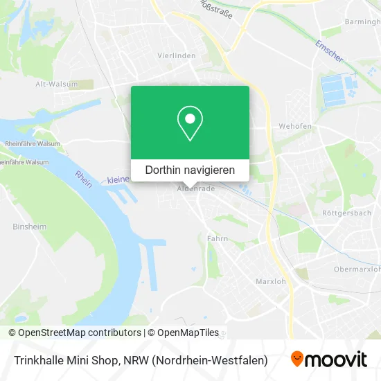 Trinkhalle Mini Shop Karte