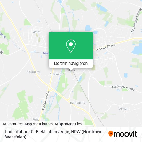 Ladestation für Elektrofahrzeuge Karte