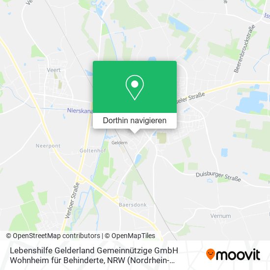 Lebenshilfe Gelderland Gemeinnützige GmbH Wohnheim für Behinderte Karte