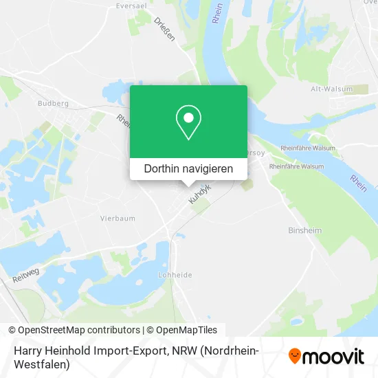 Harry Heinhold Import-Export Karte