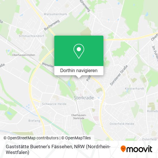 Gaststätte Buetner's Fässehen Karte