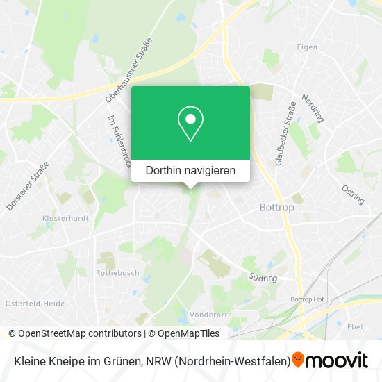 Kleine Kneipe im Grünen Karte