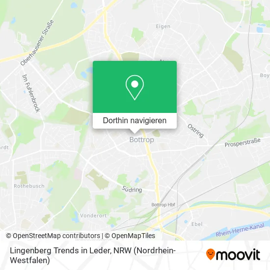 Lingenberg Trends in Leder Karte