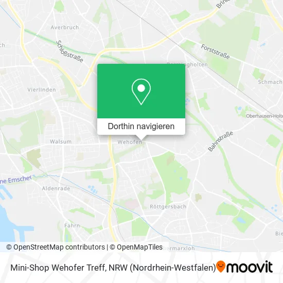 Mini-Shop Wehofer Treff Karte