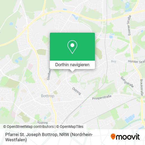 Pfarrei St. Joseph Bottrop Karte