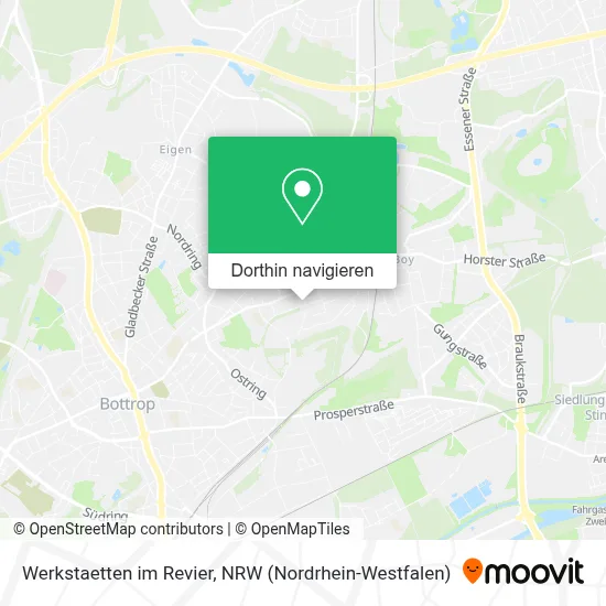 Werkstaetten im Revier Karte