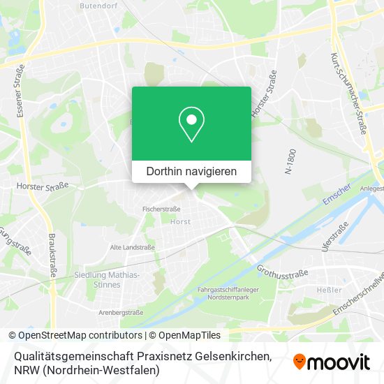 Qualitätsgemeinschaft Praxisnetz Gelsenkirchen Karte