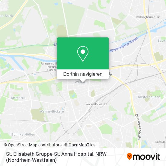 St. Elisabeth Gruppe-St. Anna Hospital Karte