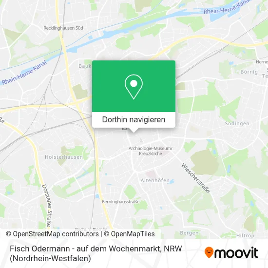 Fisch Odermann - auf dem Wochenmarkt Karte