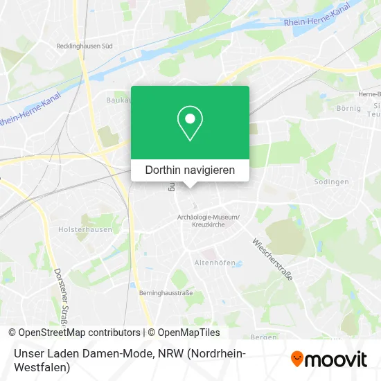 Unser Laden Damen-Mode Karte