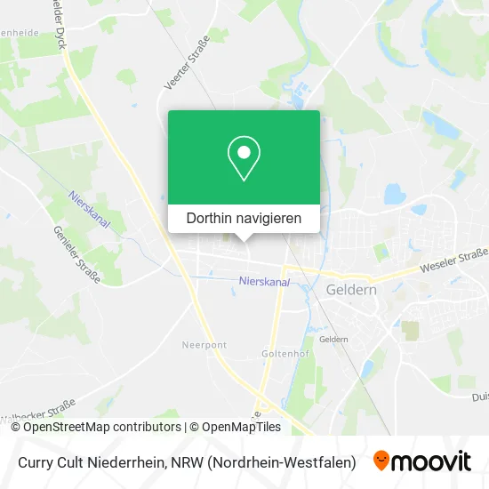 Curry Cult Niederrhein Karte