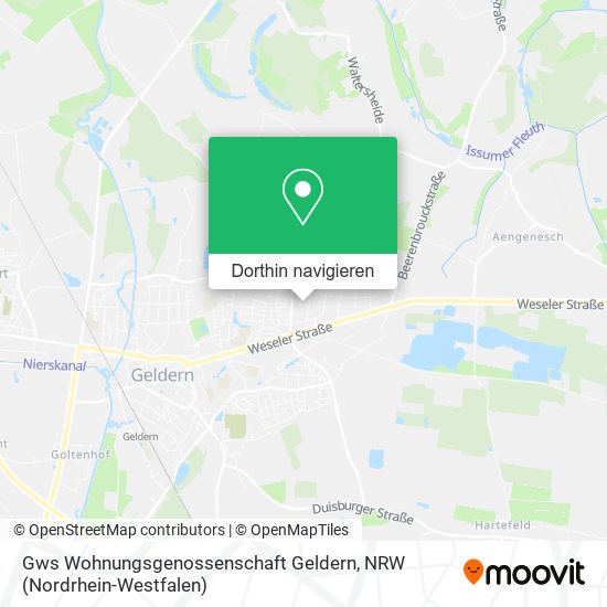 Gws Wohnungsgenossenschaft Geldern Karte