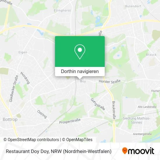 Restaurant Doy Doy Karte