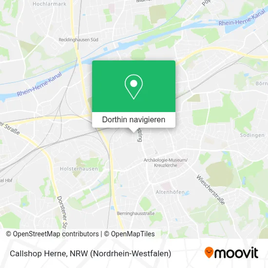 Callshop Herne Karte