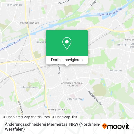 Änderungsschneiderei Mermertas Karte