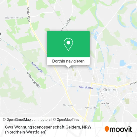 Gws Wohnungsgenossenschaft Geldern Karte