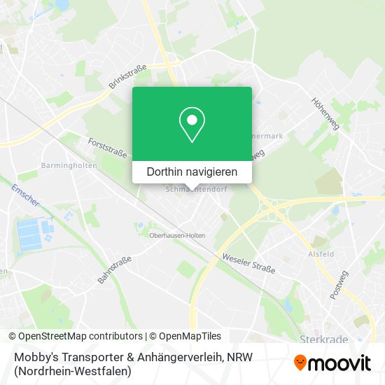 Mobby's Transporter & Anhängerverleih Karte