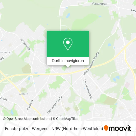 Fensterputzer Wergener Karte