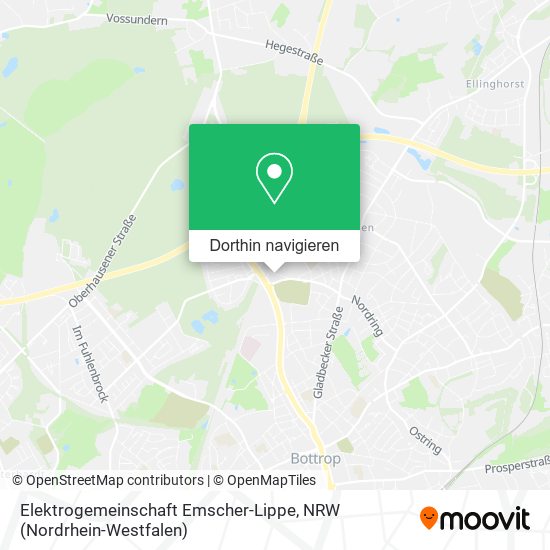 Elektrogemeinschaft Emscher-Lippe Karte