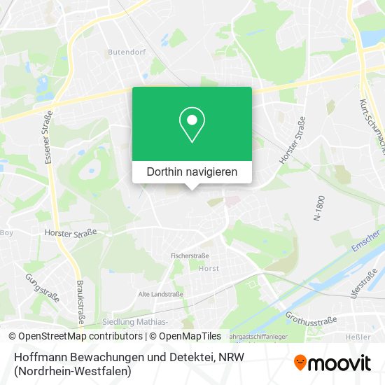 Hoffmann Bewachungen und Detektei Karte