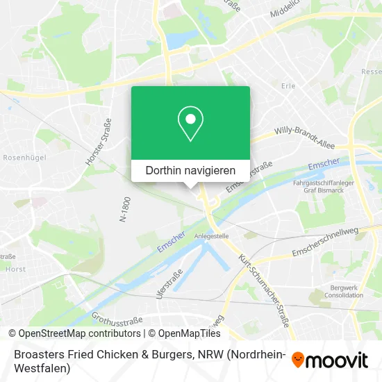 Broasters Fried Chicken & Burgers Karte