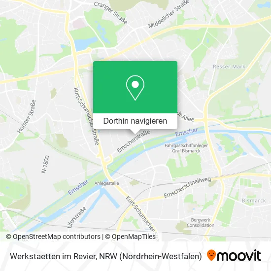 Werkstaetten im Revier Karte