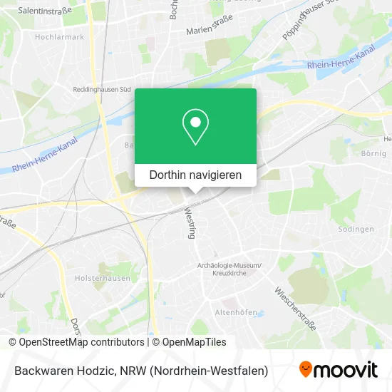 Backwaren Hodzic Karte